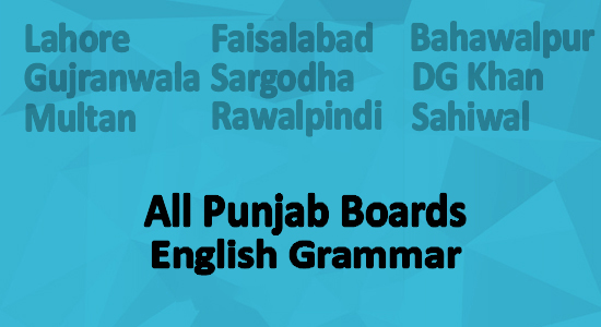 Punjab Board Grammar